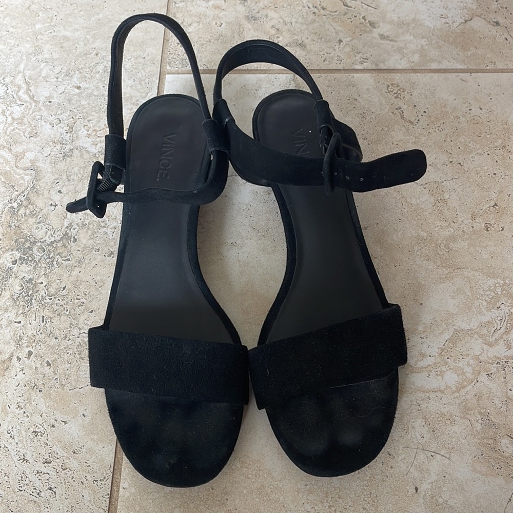 Vince Suede/Leather Sandal